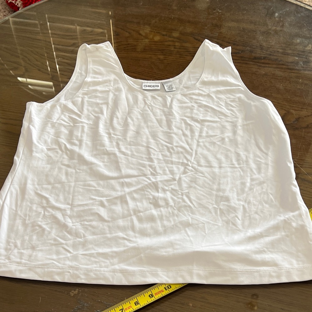 Chico's Classic White Tank Top